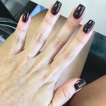 Michi Nail Salon - Natural nails (my nails are just really long) with beautiful Essie color - Nail Salons Near Me - Miami, Florida Michi Nail Salon - Natural nails (my nails are just really long) with beautiful Essie color - Nail Salons Near Me - Miami, Florida
