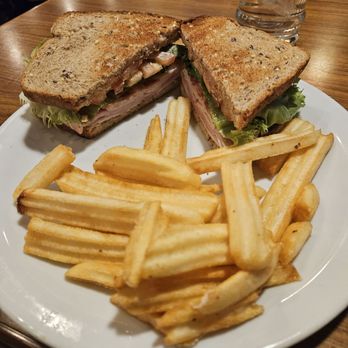 Denny's - Cali Club Sandwich with fries - American Near Me - Denver, Colorado