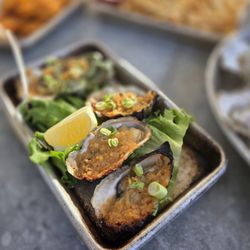 EMC Seafood & Raw Bar - Woodland Hills - HH- Grilled Garlic Butter Oysters