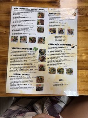 Menu photo 3 Pho Loc Tho Riverview, FL