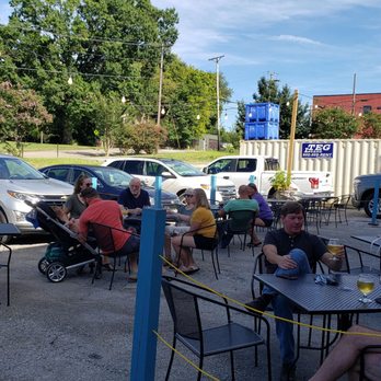 Next Level Brewing Company - a group of people sitting outside - Brewpubs Near Me - Knoxville, Tennessee Next Level Brewing Company - a group of people sitting outside - Brewpubs Near Me - Knoxville, Tennessee