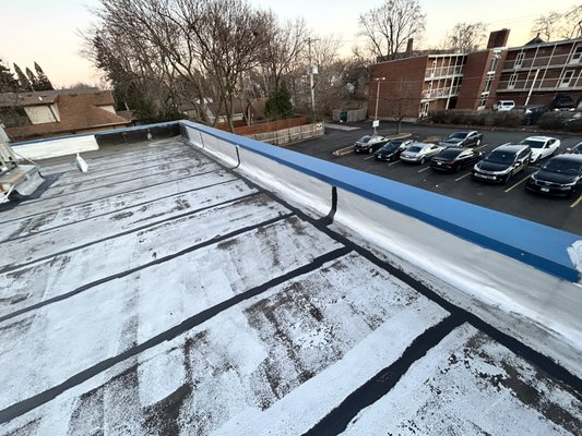 Flat roof Restoration - Our client had a roof leak on there building. We inspected and identified the issue causing the leakage. We came the following day to do a repair on the roof the prevent current leakage and also prevent future leakage our team has the experience to repair any type of flat or shingle roofing system with warranty Flat roof Restoration - Our client had a roof leak on there building. We inspected and identified the issue causing the leakage. We came the following day to do a repair on the roof the prevent current leakage and also prevent future leakage our team has the experience to repair any type of flat or shingle roofing system with warranty