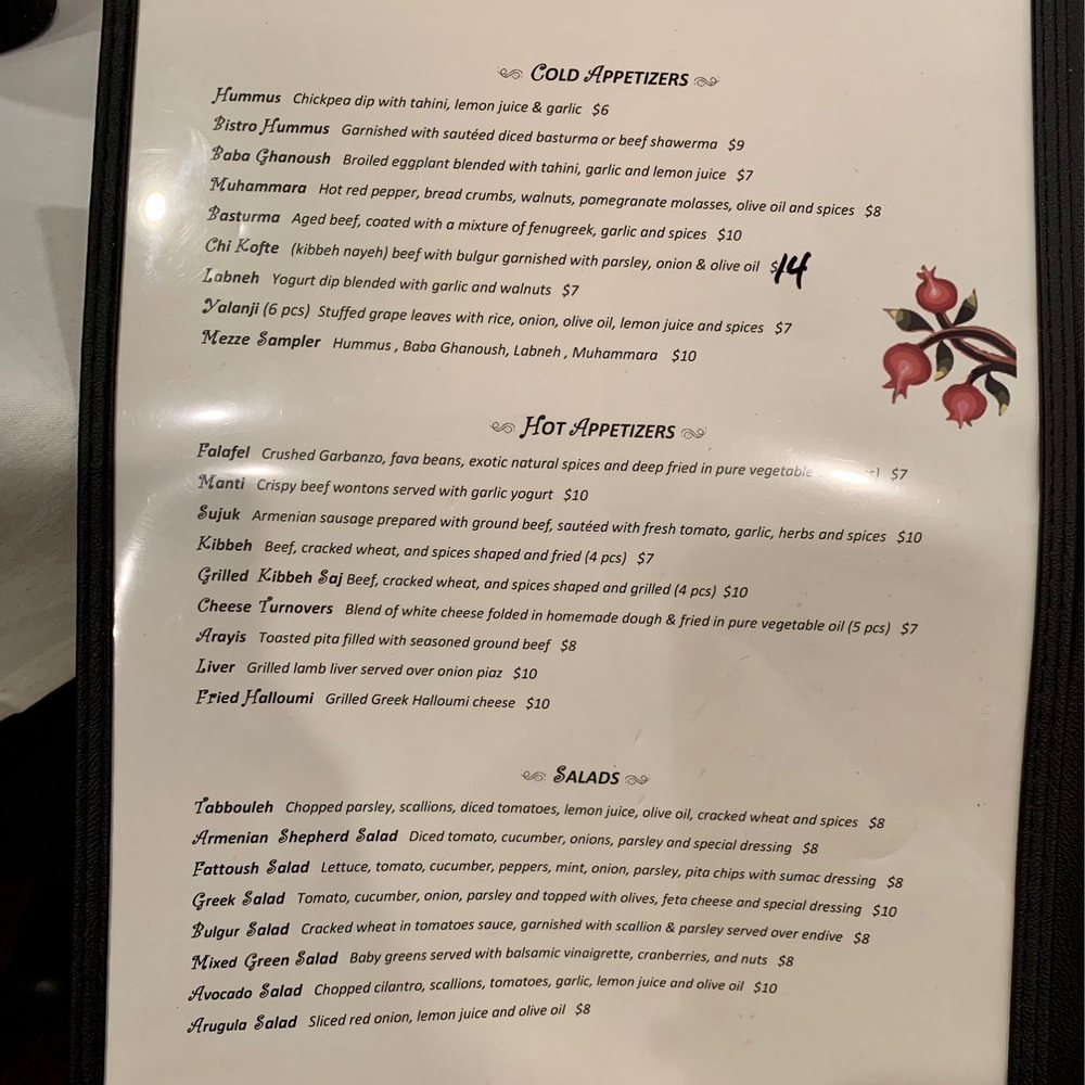 Krichian's Grill & Bistro - 1/25/22 menu - Middle Eastern Near Me - Paterson, New Jersey Krichian's Grill & Bistro - 1/25/22 menu - Middle Eastern Near Me - Paterson, New Jersey