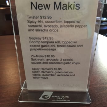 Ginza Sushi - New special maki rolls - Sushi Bars Near Me - Honolulu, Hawaii Ginza Sushi - New special maki rolls - Sushi Bars Near Me - Honolulu, Hawaii