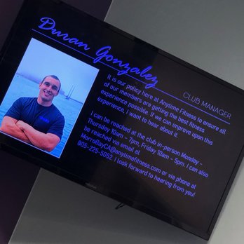 Anytime Fitness - This guy (Duran) makes this place well worth the effort! - Gyms Near Me - Morro Bay, California Anytime Fitness - This guy (Duran) makes this place well worth the effort! - Gyms Near Me - Morro Bay, California