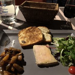 Restaurant La Gentilhommière - Duo of Foie Gras, terrine and poached with dried fruit