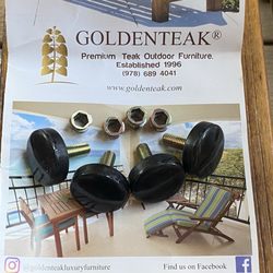 GOLDENTEAK - Teak Outdoor Furniture - Golden Teak bench feet (levelers)