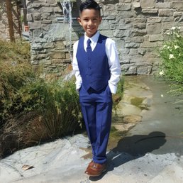 Thank YOU Laura. I had to share what a perfect suit you helped us get for our Sons First Communion. Thank YOU Laura. I had to share what a perfect suit you helped us get for our Sons First Communion.