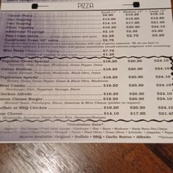 Pogolino's Pizza Place - Menu