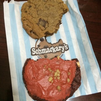 Schmackary's - Red velvet & chocolate chip cookies - Desserts Near Me - New York, New York Schmackary's - Red velvet & chocolate chip cookies - Desserts Near Me - New York, New York