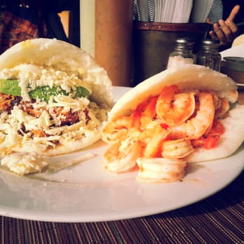 Arepas Cafe - Mami and the camarones arepas - Venezuelan Near Me - Astoria, New York Arepas Cafe - Mami and the camarones arepas - Venezuelan Near Me - Astoria, New York