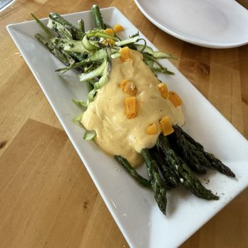 Meander Riverside Eatery - Asparagus with hollandaise - Salad Near Me - Pagosa Springs, Colorado