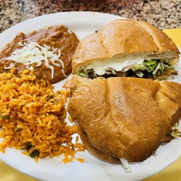 The Torta de Al Pastor is my Favorite here. They don't make it this good in many places. The Torta de Al Pastor is my Favorite here. They don't make it this good in many places.