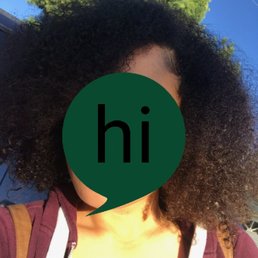 Curly hair before silk press. Curly hair before silk press.