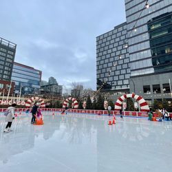 Jack Frost Christmas Holiday Pop Up  - Ice skating rink