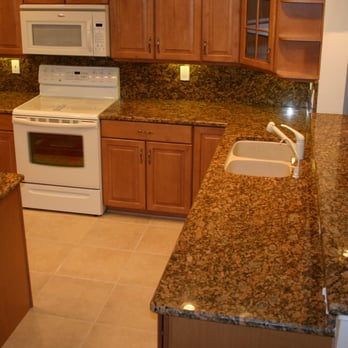 Giallo Fiorito With Full Back Splash Granite Counter Top Yelp