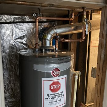 Rainey Plumbing - Standard water heater replacement. - Plumbing Near Me