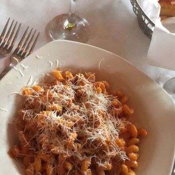Cafe Baci - Lunch special: cavatappi with chicken and pink sauce (and added Parmesan) & a glass (and bottle) of the red Zinfandel. Super delicious - Italian Near Me - Westbury, New York Cafe Baci - Lunch special: cavatappi with chicken and pink sauce (and added Parmesan) & a glass (and bottle) of the red Zinfandel. Super delicious - Italian Near Me - Westbury, New York
