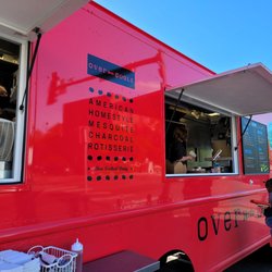 Over the Coals - This is a photo of a food truck in the Lyndale Liquors parking lot.