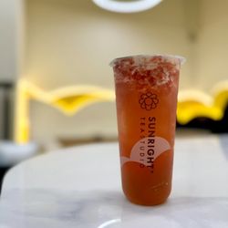 Sunright Tea Studio  - Strawberry Jasmine Green Tea (75% sweet)