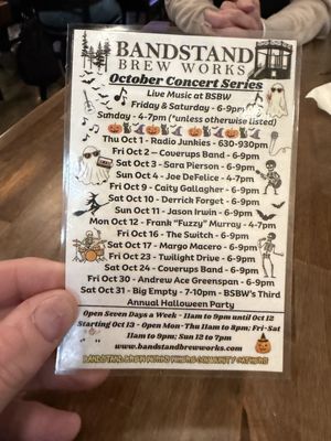 Menu photo 3 Bandstand Brew Works Warrensburg, NY