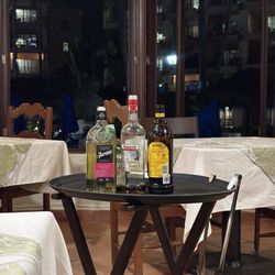 La Palapa - Some Ingredients to make Mexican Coffee and Bananas Foster.