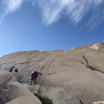 Vertical Adventures - Doing Safety check before climbing ! - Rock Climbing Near Me - Joshua Tree, California