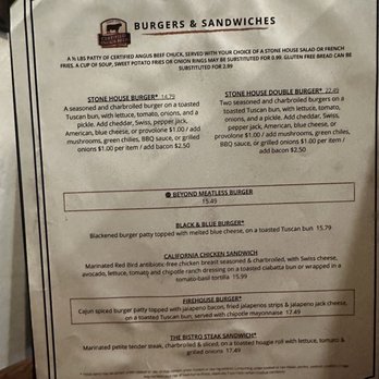 The Stone House - Menu - American Near Me - Montrose, Colorado The Stone House - Menu - American Near Me - Montrose, Colorado