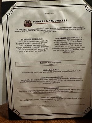 Menu photo 5 The Stone House Montrose, CO Menu photo 5 The Stone House Montrose, CO