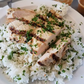 Dr Grubb's - Chicken bland- rice terrible, clumpy and salty - American Near Me - Claremont, California