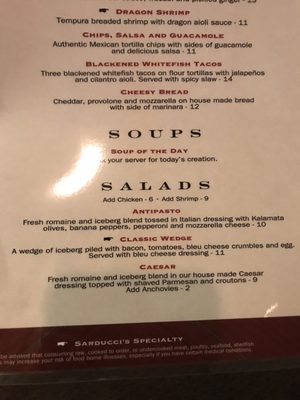 Menu photo 8 Sarducci's Creekside Bellaire, MI Menu photo 8 Sarducci's Creekside Bellaire, MI