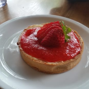 The Bread Peddler - Strawberry tart cheese cake (I think that's the name) - Bakeries Near Me - Olympia, Washington