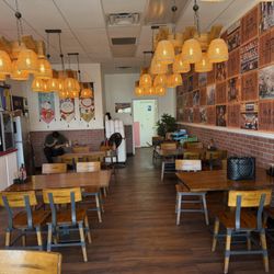Inside the restaurant