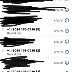 Budget Car Rental - Call log