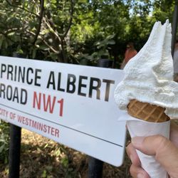 Primrose Hill - Crossing Prince Albert Road with a soft serve
