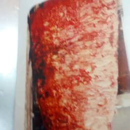 The pastor drum, thats in front of the taqueria
