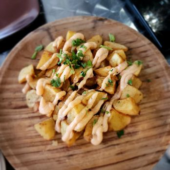 Papa's Tapas - Papas bravas (potatoes) - Spanish Near Me - Delray Beach, Florida Papa's Tapas - Papas bravas (potatoes) - Spanish Near Me - Delray Beach, Florida