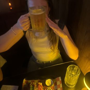 Turbo Pizza - giant beer best beer she has had in weeks - Pizza Near Me - Brooklyn, New York