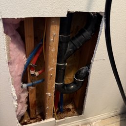 Hot water pex supply line repair. Hot water pex supply line repair.