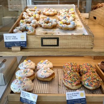 Paris Baguette - Easter Egg Mochi Donut, Easter Egg King Cream Donut, and Milk & Cereal King Cream Donut - Coffee & Tea Near Me - Lynnwood, Washington Paris Baguette - Easter Egg Mochi Donut, Easter Egg King Cream Donut, and Milk & Cereal King Cream Donut - Coffee & Tea Near Me - Lynnwood, Washington