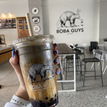 Boba Guys - Black Sugar Hojicha - Bubble Tea Near Me - Long Beach, California