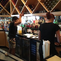 Next Door Cafe - The bartendress is busting her butt tonight and we appreciate it! It's hoppin' tonight because of the SMB & PF concert