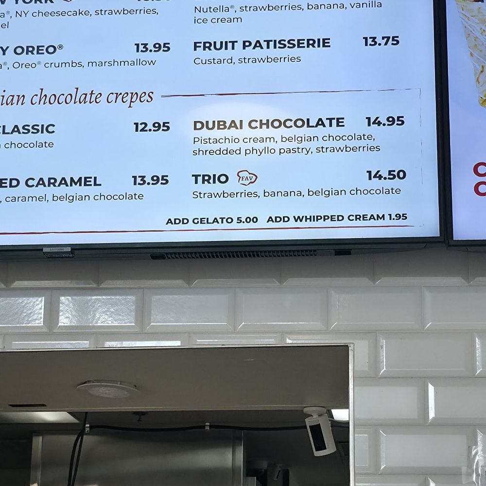 Crepe Delicious - Menu close up - Creperies Near Me - San Diego, California Crepe Delicious - Menu close up - Creperies Near Me - San Diego, California