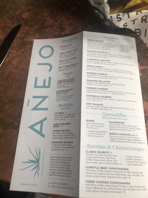 Menu photo 2 Anejo Mexican Bistro Hyannis, MA Menu photo 2 Anejo Mexican Bistro Hyannis, MA