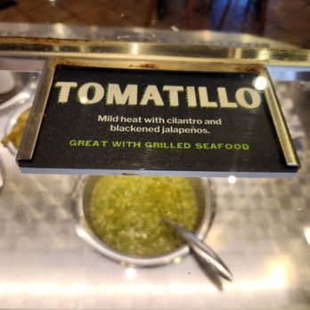 Rubio's Coastal Grill - Tomatillo salsa from the salsa bar - Mexican Near Me - Gilbert, Arizona