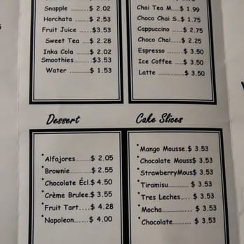 Bakery Bread & Grill - Beverages - Latin American Near Me - Fairfax, Virginia