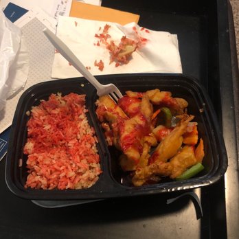 Wok Xpress - SS chicken.  Horrible - Chinese Near Me - Lancaster, Texas