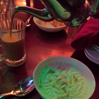 Silk Road - Firni and tea to end the meal..... soothing!!!!! - Comfort Food Near Me - Warren, New Jersey