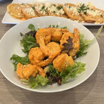 Rev Cafe - Shrimp Fried Green Tomatoes - Bars Near Me - Monticello, Florida Rev Cafe - Shrimp Fried Green Tomatoes - Bars Near Me - Monticello, Florida