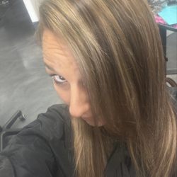 The Color Bar Salon - This was after she completed it!